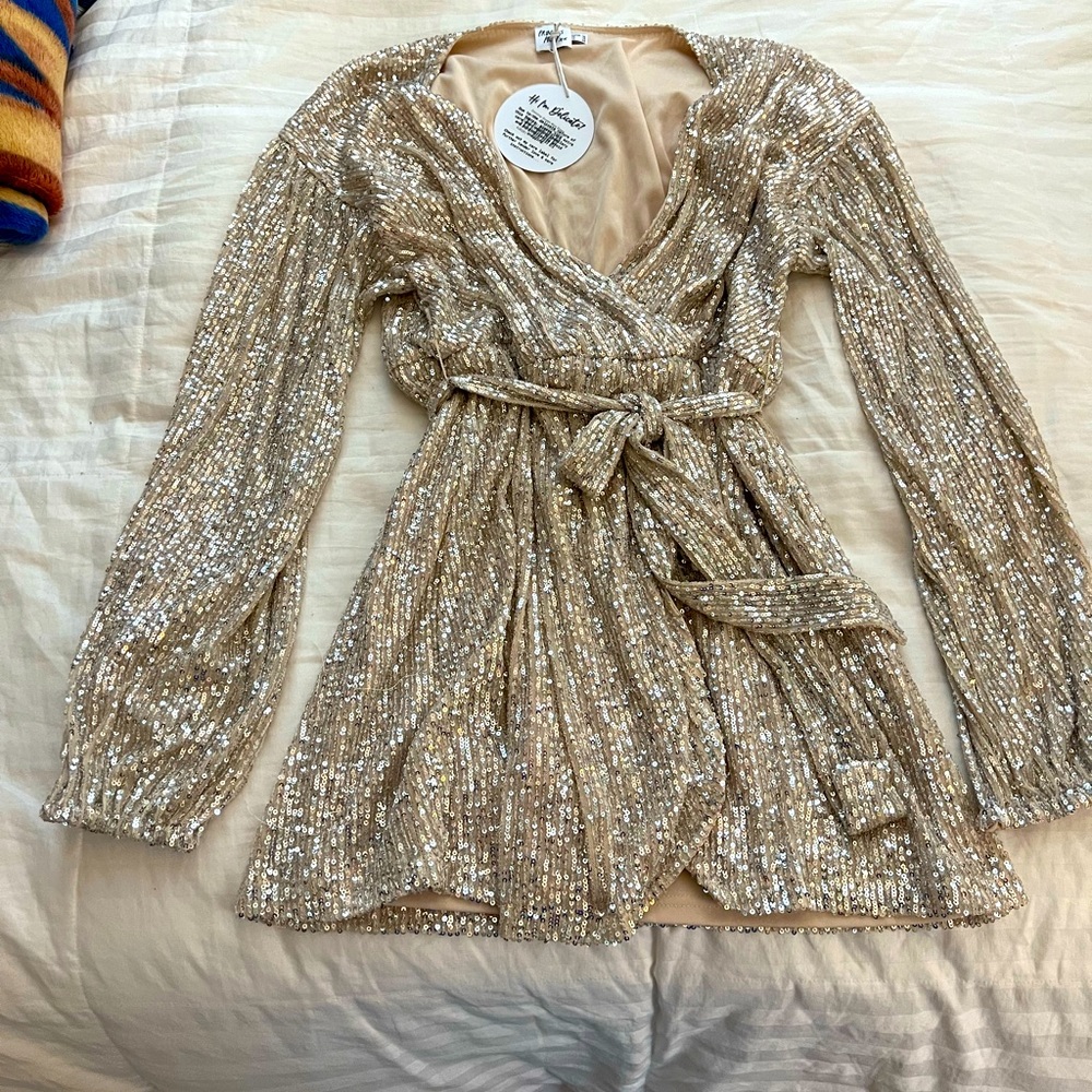 Sequence dress size 12 from princess Polly brand new